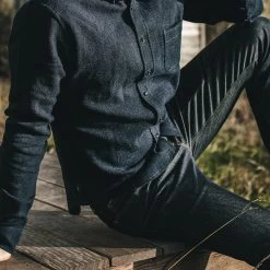 The Democratic Jean In Organic '68 Selvage -Fashion Clothes mens instock Q119 product 68 selvage demo 004