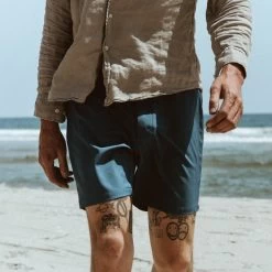 The Bo Boardie In Navy -Fashion Clothes mens instock Q219 bo boardie navy 01