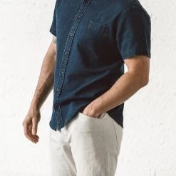 The Camp Pant In Organic Natural Selvage -Fashion Clothes mens instock Q219 camp pant natural 002