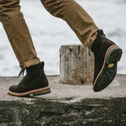 The Moto Boot In Weatherproof Chocolate Suede 25 The Moto Boot In Weatherproof Chocolate Suede -Fashion Clothes mens instock Q219 moto boot chocolate suede 009