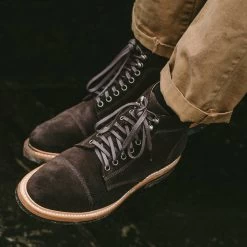 The Moto Boot In Weatherproof Chocolate Suede 20 The Moto Boot In Weatherproof Chocolate Suede -Fashion Clothes mens instock Q219 moto boot chocolate suede 013