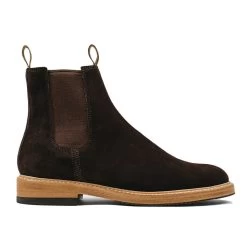 The Ranch Boot In Weatherproof Chocolate Suede