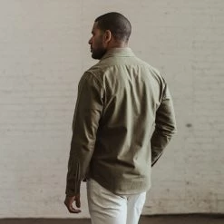 The Yosemite Shirt In Dusty Army -Fashion Clothes mens instock Q319 yosemite dusty army 01