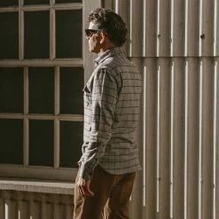 The California In Ash Windowpane -Fashion Clothes mens instock Q418 california ash windowpane 004