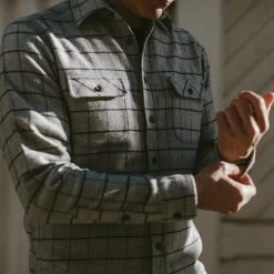 The California In Ash Windowpane -Fashion Clothes mens instock Q418 california ash windowpane 006