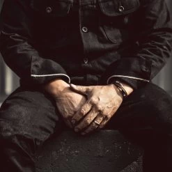 The Long Haul Jacket In Kuroki Mills Black Selvage -Fashion Clothes mens instock Q418 long haul kuroki 010