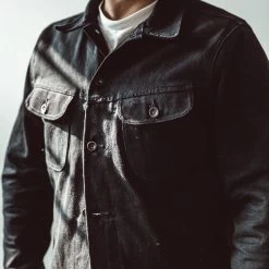 The Long Haul Jacket In Kuroki Mills Black Selvage -Fashion Clothes mens instock Q418 long haul kuroki 017
