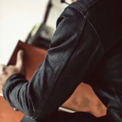 The Long Haul Jacket In Kuroki Mills Black Selvage -Fashion Clothes mens instock Q418 long haul kuroki 034