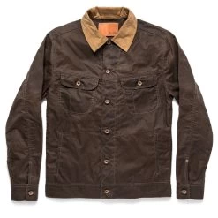 The Long Haul Jacket In Tobacco Waxed Canvas