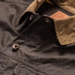 The Long Haul Jacket In Tobacco Waxed Canvas -Fashion Clothes mens instock Q418 long haul tobacco 015