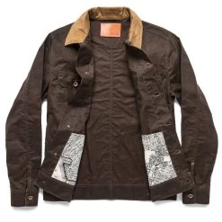 The Long Haul Jacket In Tobacco Waxed Canvas -Fashion Clothes mens instock Q418 long haul tobacco 017