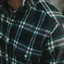 The Leeward Shirt In Navy Tartan -Fashion Clothes mens instock Q418 product leeward navy tartan 003