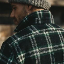 The Leeward Shirt In Navy Tartan -Fashion Clothes mens instock Q418 product leeward navy tartan 005