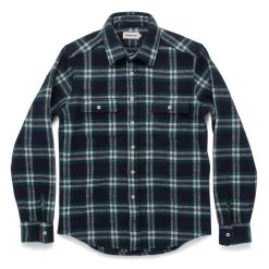 The Leeward Shirt In Navy Tartan -Fashion Clothes mens instock Q418 product leeward navy tartan 008