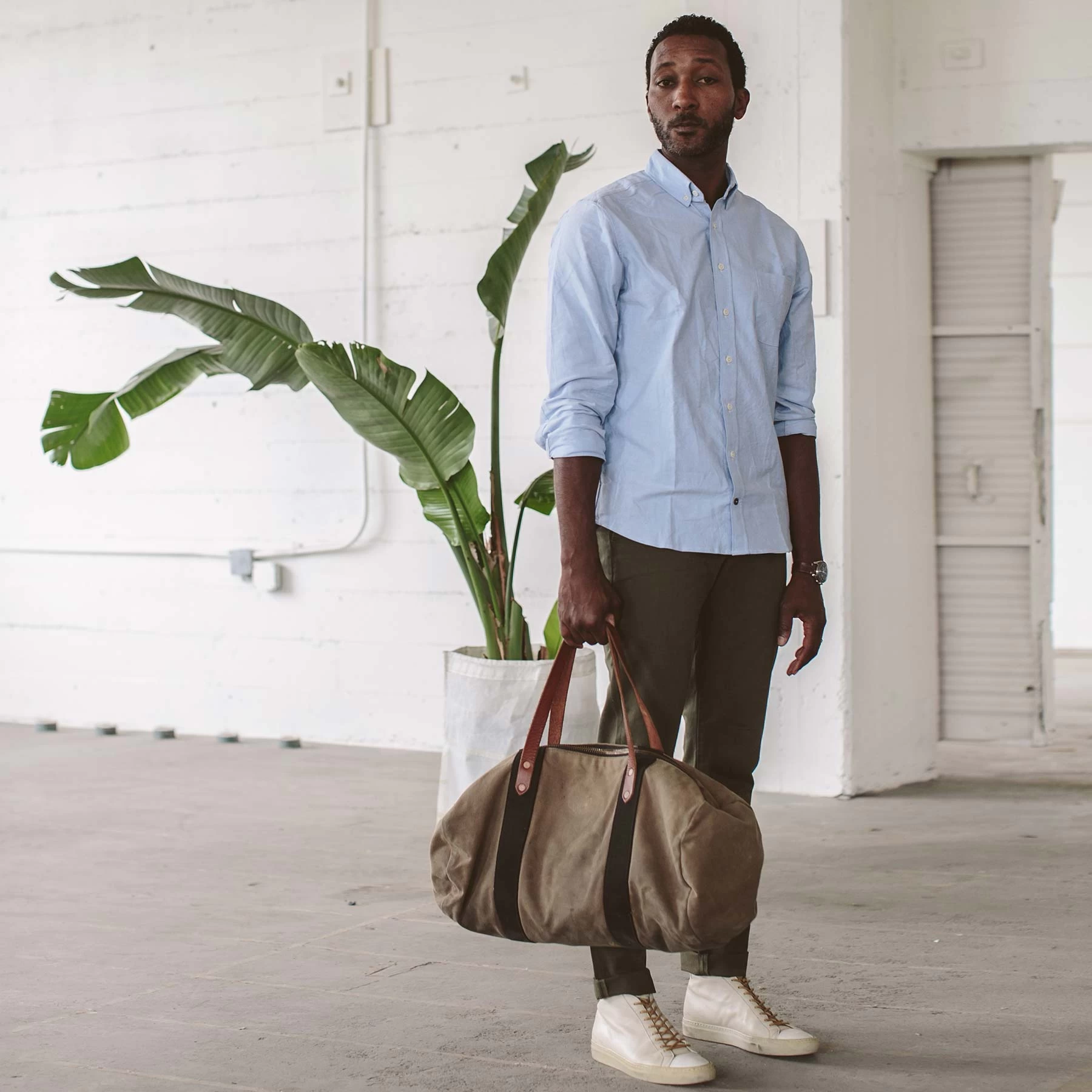 None The Slim Chino In Olive 7 None The Slim Chino In Olive - Image 5