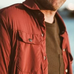 The Albion Jacket In Burgundy -Fashion Clothes mens instock hol17 albion burgundy 011