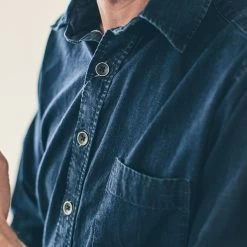 The Mechanic In Washed Indigo -Fashion Clothes mens instock ind17 mechanic indigo 006