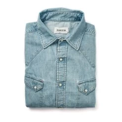The Western Shirt In Washed Indigo