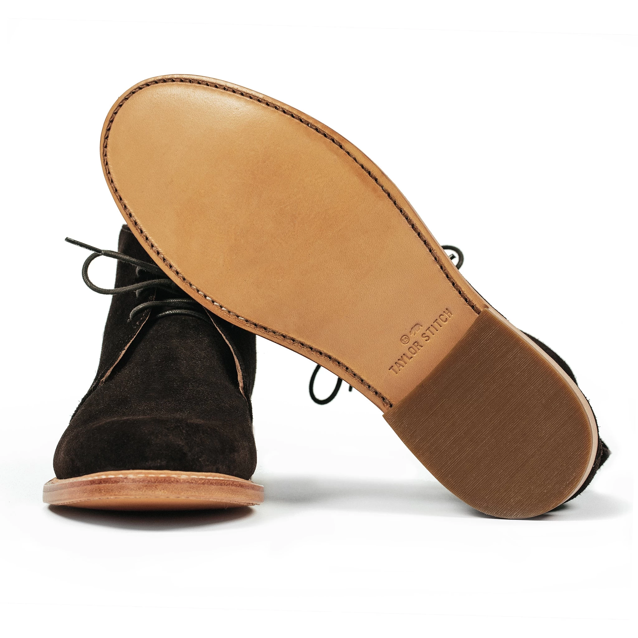 The Chukka In Weatherproof Chocolate Suede - Image 5