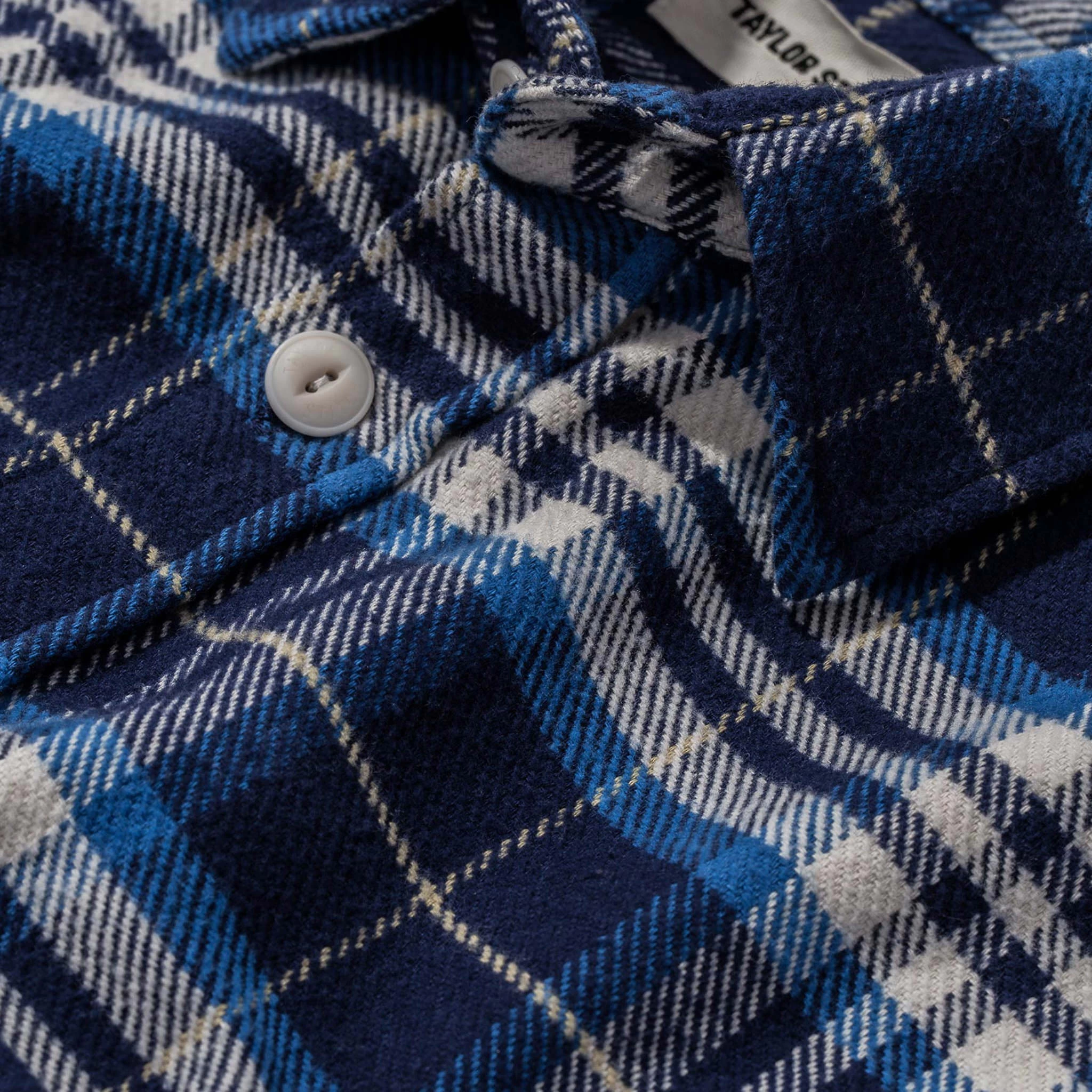 The Crater Shirt In Blue Plaid - Image 7