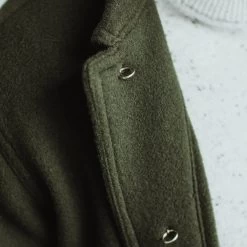 The Ojai Jacket In Olive Wool -Fashion Clothes mens workshop Q319 ojai olive wool 04