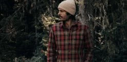 The Moto Utility Shirt In Cardinal Plaid 18 The Moto Utility Shirt In Cardinal Plaid -Fashion Clothes mens workshop Q422 Moto Shirt Cardinal