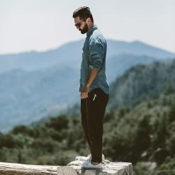 The Democratic Chino In Chocolate -Fashion Clothes mens workshop fte17 chino chocolate 010