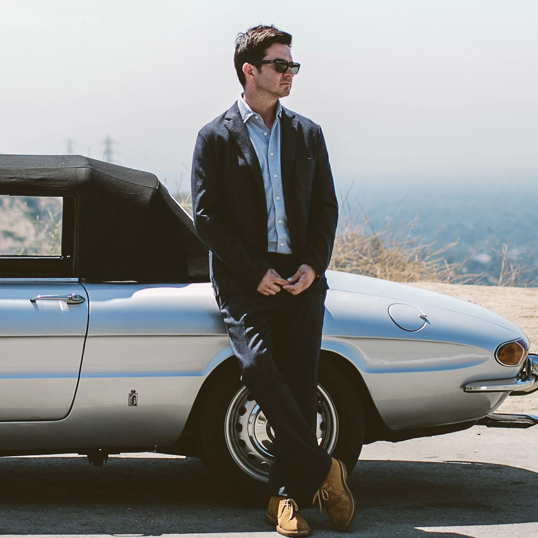 The Telegraph Trouser In Navy Donegal 4 The Telegraph Trouser In Navy Donegal - Image 2