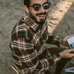 The Crater Shirt In Olive Plaid -Fashion Clothes mens workshop out17 crater oliveplaid 004 ba116575 ddff 4b89 bf0f 1742ec71463e