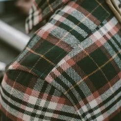 The Crater Shirt In Olive Plaid -Fashion Clothes mens workshop out17 crater oliveplaid 006