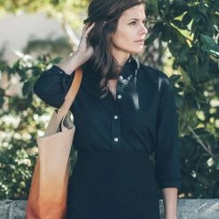 None The Katherine In Washed Black Oxford -Fashion Clothes product lifestyle blackoxford 03