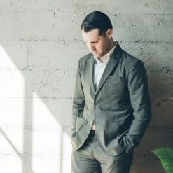 None The Telegraph Jacket In Olive -Fashion Clothes product telegraph jacket olive 01