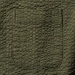 The Short Sleeve California In Army Seersucker -Fashion Clothes short sleeve california army searsucker 002