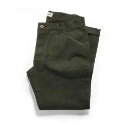 The Chore Pant In Dark Olive Boss Duck -Fashion Clothes taylorstitch tuffduck product chore olive 01