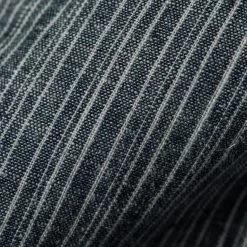 The Western Shirt In Hemp Stripe Chambray -Fashion Clothes wentern indigo product 6