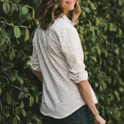 None The Katherine In Natural And Indigo Jacquard -Fashion Clothes womens workshop sailortwitch 015