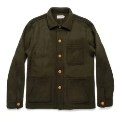 The Ojai Jacket In Olive Wool