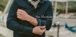 The Maritime Shirt Jacket In Sea Washed Indigo -Fashion Clothes workshop header sma17 maritimeshirtjacket seawashed 01 2048x2048 1
