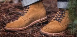 The Trench Boot In Golden Weatherproof Suede -Fashion Clothes workshop header trenchboot 00