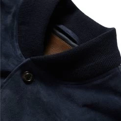 The Aviator Jacket In Midnight Suede -Fashion Clothes workshop m q122 aviator midnight 006