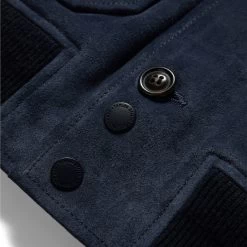 The Aviator Jacket In Midnight Suede -Fashion Clothes workshop m q122 aviator midnight 008