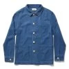 The Ojai Jacket In Washed Indigo Sashiko -Fashion Clothes workshop m q122 ojai washedindigosashiko 001
