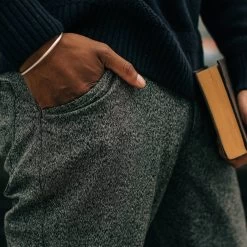 The Camp Pant In Navy Jaspe -Fashion Clothes workshop m q321 camp navy jaspe 004