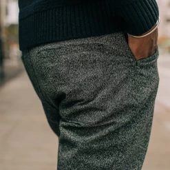 The Camp Pant In Navy Jaspe -Fashion Clothes workshop m q321 camp navy jaspe 005