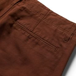 The Morse Short In Russet Linen -Fashion Clothes workshop m q421 MorseShort Russet 007