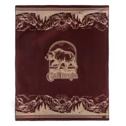 The Golden State Blanket In Rust -Fashion Clothes workshop m q421 goldenstate blanket 007