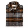 The Moto Shirt In Orange Plaid -Fashion Clothes workshop m q421 motoshirt orangeplaid 001