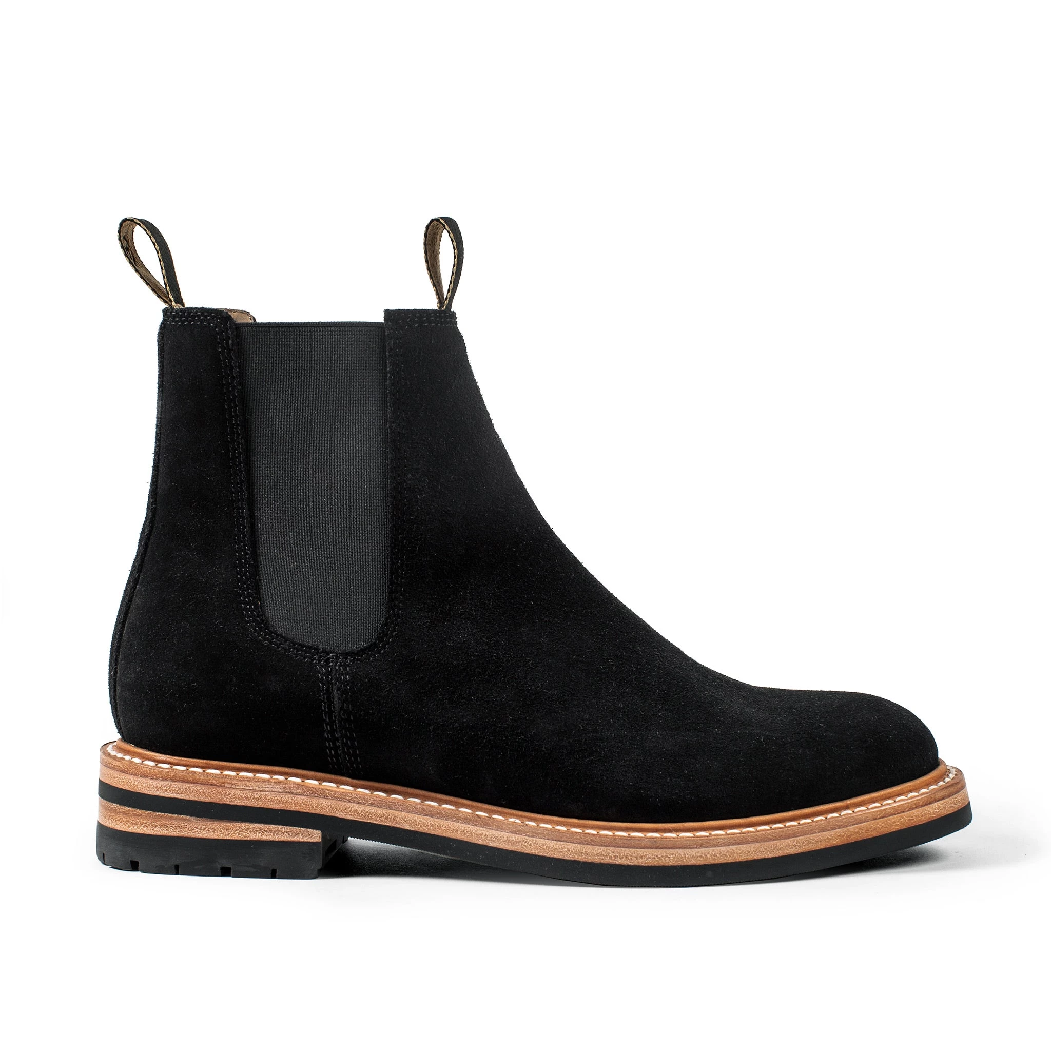 The Ranch Boot In Coal Weatherproof Suede