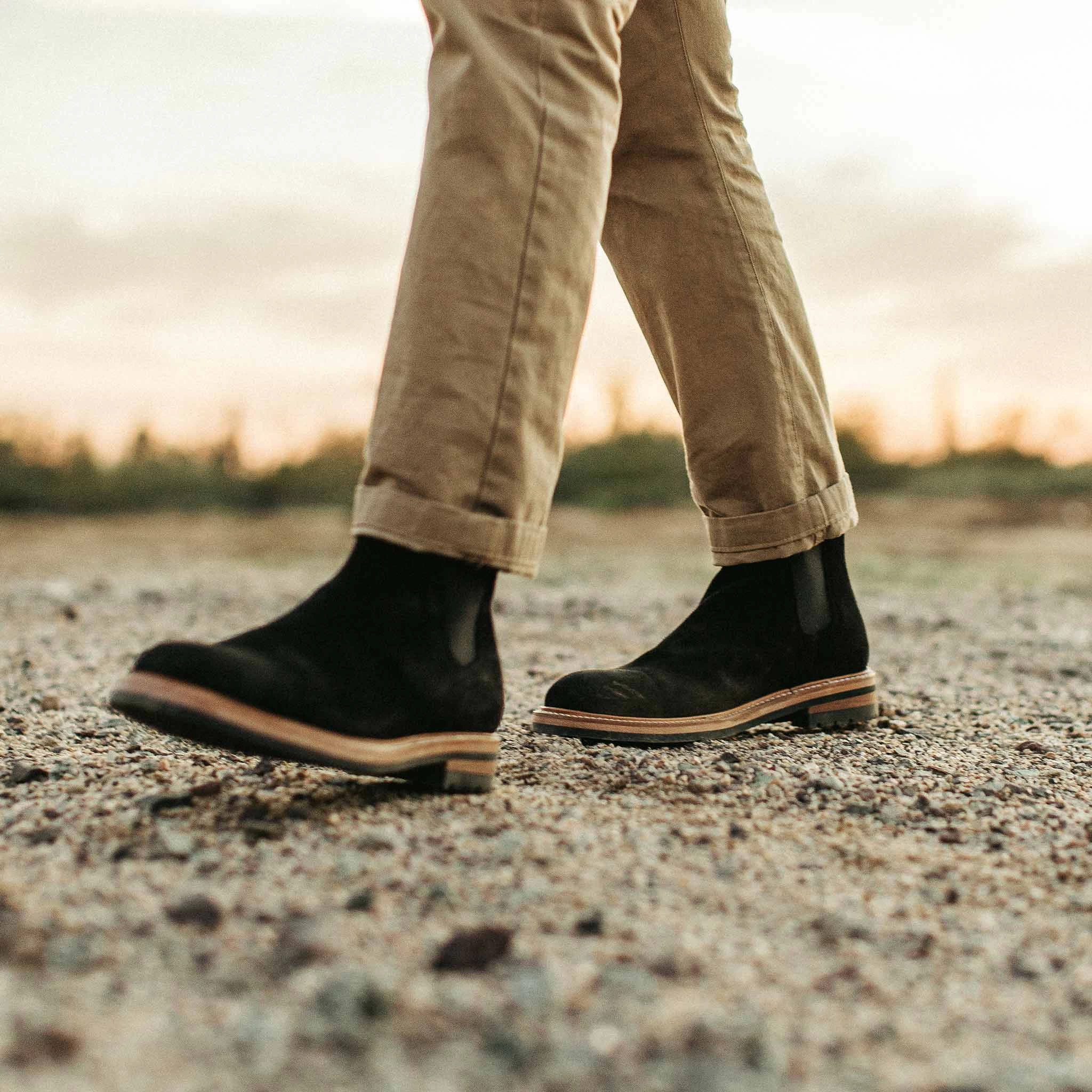 The Ranch Boot In Coal Weatherproof Suede - Image 2
