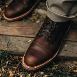 The Moto Boot In Chocolate Pebble Grain -Fashion Clothes workshop mens Q220 moto pebble grain 003